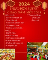 TIỆC BUFFET CHÀO MỪNG NĂM MỚI 2024