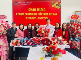 Chúc mừng Trung tâm Y tế thành phố