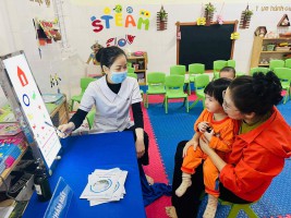 KHÁM SỨC KHỎE HỌC ĐƯỜNG CHO CÁC BÉ TRƯỜNG MẦM NON TÂN GIANG NĂM HỌC 2025 – 2026