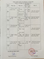 THỰC ĐƠN TUẦN 13 THÁNG 11/2025