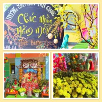 XUÂN ĐÃ VỀ TRONG TỪNG GÓC NHỎ CỦA TRƯỜNG MẦM NON TÂN GIANG