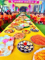 TIỆC BUFFET CHÀO MỪNG 30/4 & 1/5 – NGẬP TRÀN NIỀM VUI TẠI TRƯỜNG MẦM NON TÂN GIANG