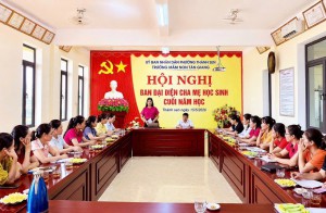 TRƯỜNG MẦM NON TÂN GIANG TỔ CHỨC THÀNH CÔNG HỘI NGHỊ CHA MẸ HỌC SINH CUỐI NĂM HỌC 2025-2026