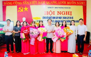 HỘI NGHỊ CÔNG BỐ THÀNH LẬP TRƯỜNG MẦM NON TÂN HƯNG - QUYẾT ĐỊNH THÀNH LẬP CHI BỘ VÀ KIỆN TOÀN TỔ CHỨC BỘ MÁY LÃNH ĐẠO, QUẢN LÝ NHÀ TRƯỜNG