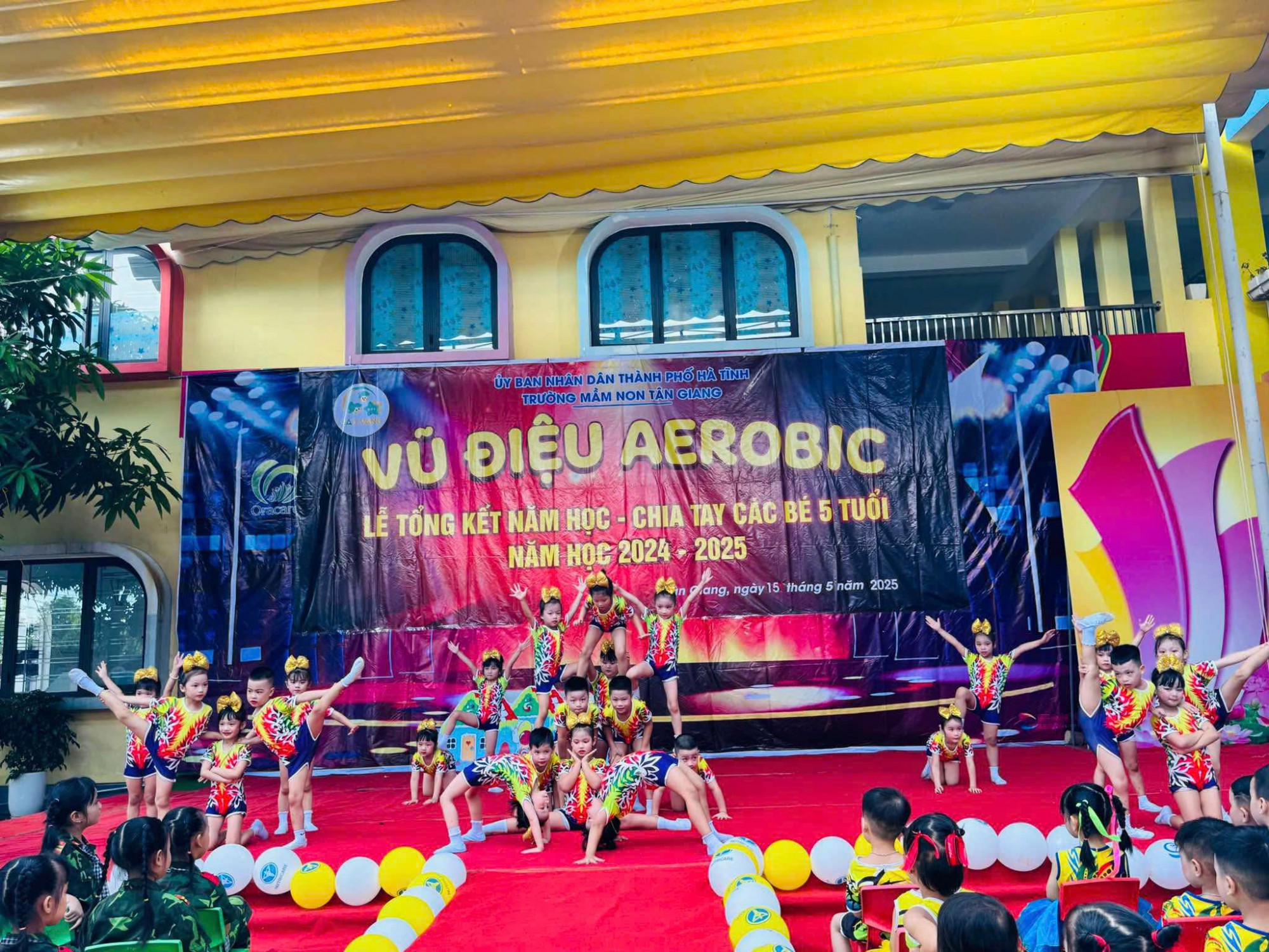 HOẠT ĐỘNG GIAO LƯU AEROBIC & CHIA TAY TRẺ 5 TUỔI  MỘT HÀNH TRÌNH ĐÁNG NHỚ!